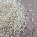 Margele bej cu AB 3 mm cod 118