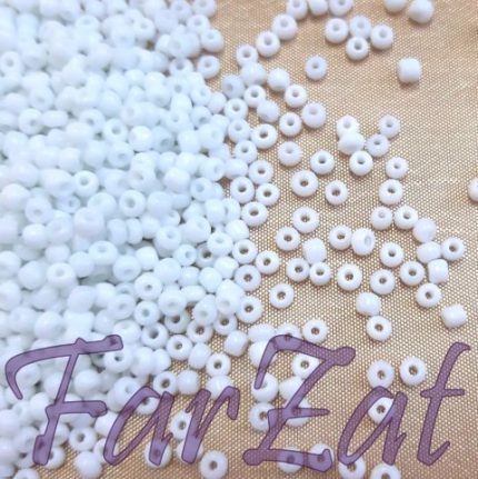 Margele albe 3 mm cod 041