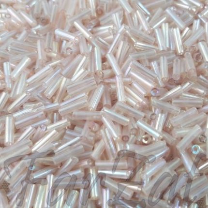 Margele somon deschis cu AB 6 mm - cod 296