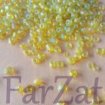 Margele nisip galben auriu AB 4 mm - Cod 228 - imagine 3
