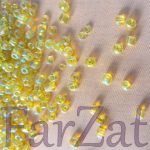 Margele nisip galben auriu AB 4 mm - Cod 228