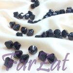 Margele romboide negre - imagine 2