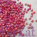 Margele cameleon rosu spre portocaliu 4 mm cod 336