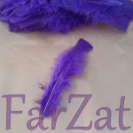 Pene decorative de cocos mov - imagine 3