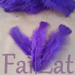 Pene decorative de cocos mov