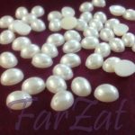 Margele jumatati ovale de cusut 8 x 10 mm cod 08