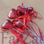 Inima cu sclipici mica cod 9