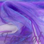 Organza violet inchis cu reflexii - imagine 2