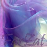 Organza violet inchis cu reflexii