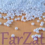 Margele -alb lucios 3 mm cod 351 - imagine 2