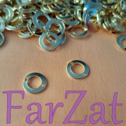 Paiete metalice forma inel 10 mm cod 20 - Auriu