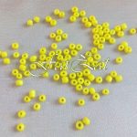 Margele - galben lamaie 4 mm cod 407 - imagine 3