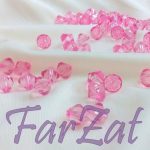 Margele romboide roz