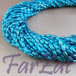 Margele azuriu la sirag de 6x3 mm cod 162 - imagine 3