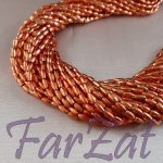 Margele aramii la sirag de 6x3 mm cod 167 - imagine 3