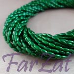 Margele - verde inchis la sirag de 6x3 mm cod 156 - imagine 3