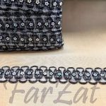 Aplicatie textila neagra - cod 112 - imagine 3