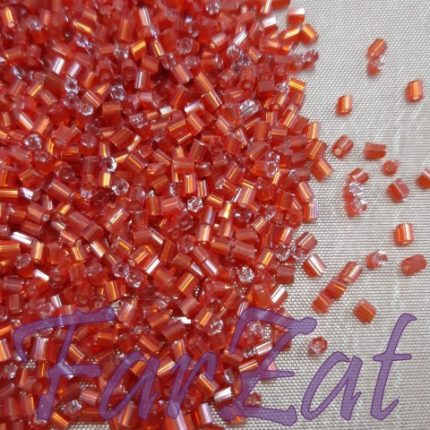 Margele nisip portocaliu roscat 3 mm cod 413