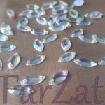 Pietre de cusut transparente ovale de 12x6 mm - cod 189