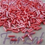 Margele tubulare rosii 6 mm cod 418 - imagine 4