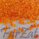 Margele – portocaliu transparent 3 mm cod 394 - imagine 4