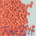 Margele rosu capucin 3 mm cod 395