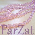 Margele cristal roz forma lacrima cod 16 - imagine 3