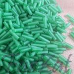 Margele tubulare verzi 6 mm cod 417