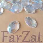 Pietre de cusut transparente ovale de 18 x 25 mm cod 181