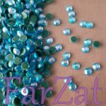 Strasuri de lipit SS 20 Turcoaz cu AB - imagine 2