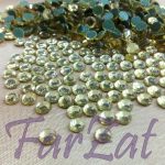 Strasuri de lipit SS 20 aurii - 5 mm