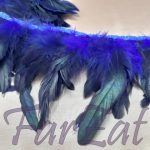 Banda pene de cocos si fazan albastru electric - imagine 3