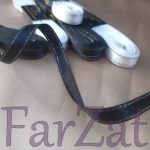 Panglica dublu satinata brodata 1 cm - imagine 4