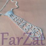 Cravata cu strasuri cod 34