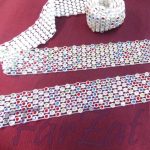 Strasuri Cristal pe banda plasa