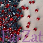 Strasuri de lipit SS 20 rosii - 5 mm - imagine 4