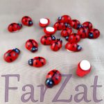 Buburuze din lemn autoadezive 1.8 X 1.3 cm - Cod 04 - imagine 2