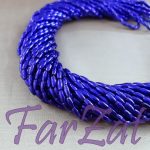 Margele la sirag albastru electric de 6x3 mm cod 212 - imagine 2