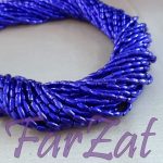 Margele la sirag albastru electric de 6x3 mm cod 212