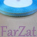 Panglica satin cu fir auriu de 7 mm - imagine 10