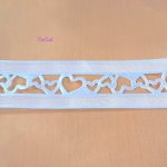 Panglica ornamentala cu inimioare - imagine 3