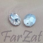 Cristal oval de cusut 20 x 30 mm - Cod 414 - imagine 2
