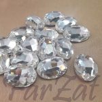 Cristal oval de cusut 20 x 30 mm - Cod 414 - imagine 3