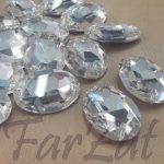Cristal oval de cusut 20 x 30 mm - Cod 414 - imagine 4