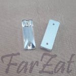 Cristal de cusut dreptunghiular 7 x 21mm - Cod 424 - imagine 3