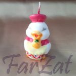 Lumanare Paste - Ratusca, iepuras - imagine 4