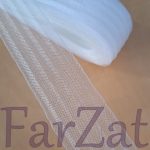 Rijelina cutata 4 cm - Alb, negru - imagine 4