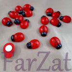 Buburuze din lemn 1,7 x 2,4 cm Cod 1 - imagine 2