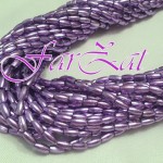 Margele lila la sirag de 6×3 mm cod 211