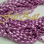 Margele lila la sirag de 8x4 mm cod 215